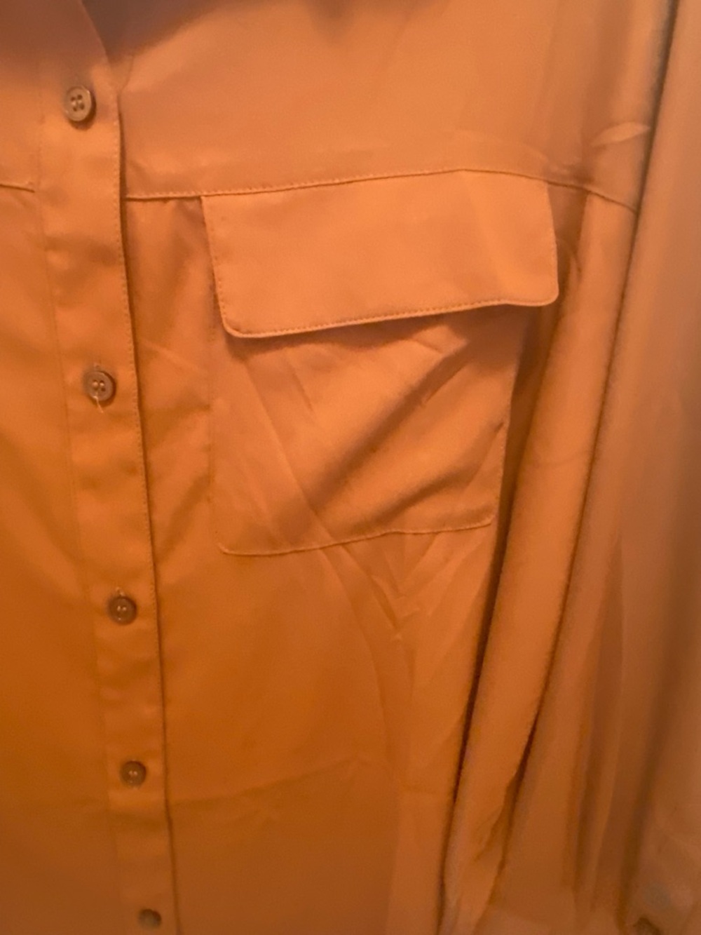 H&M Rust Button-Up Shirt - Picture 5 of 6